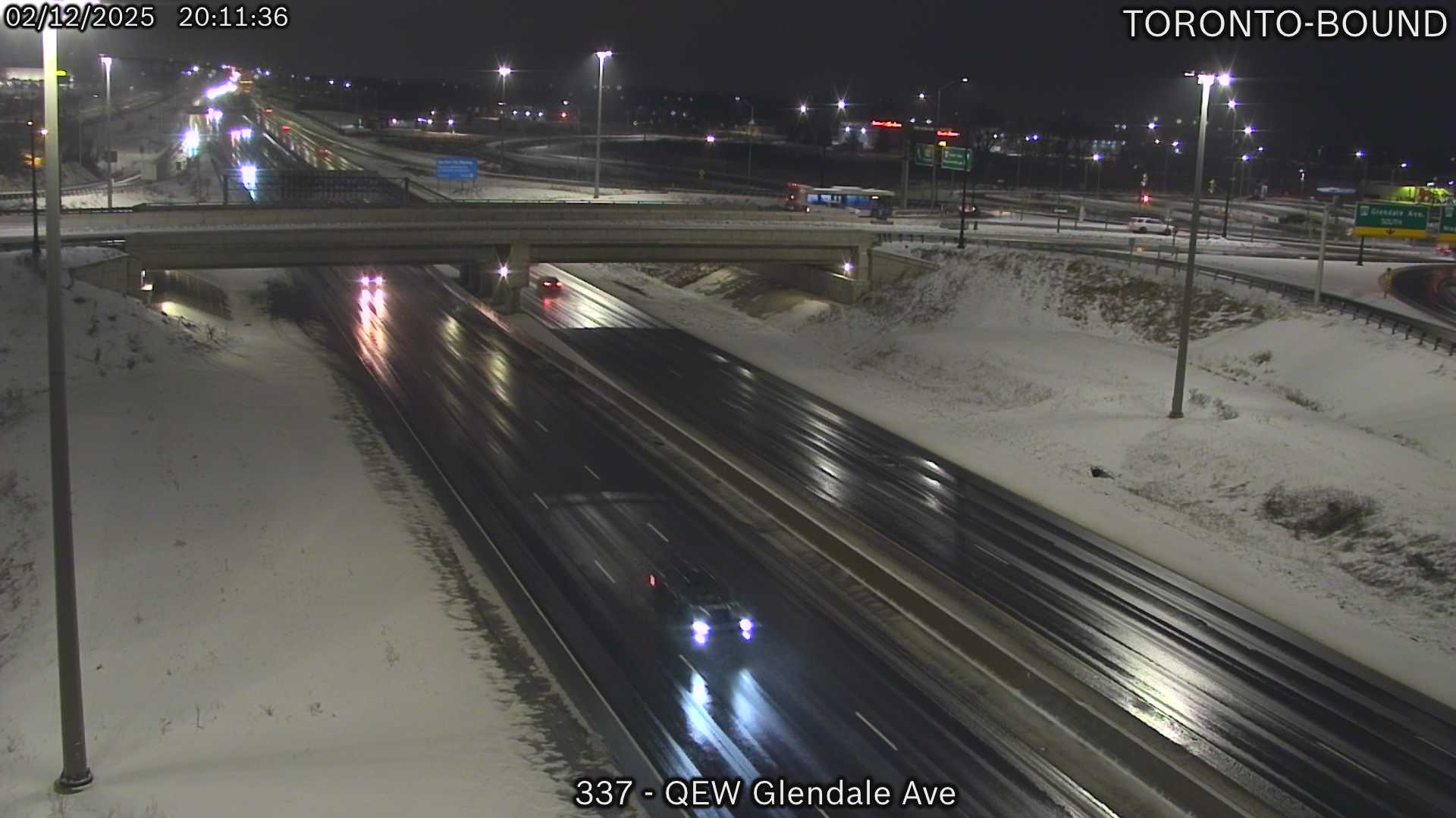 Traffic Cam QEW Glendale Ave.