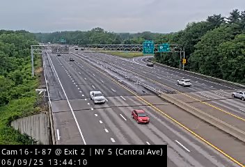 I-87 at Exit 2 (NY 5 - Central Avenue) Traffic Cam