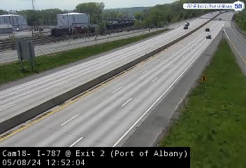 I-787 at Exit 2 (Port of Albany) Traffic Cam