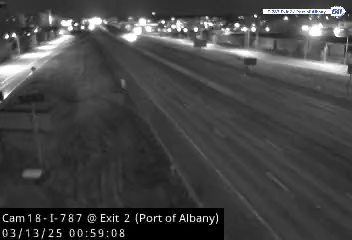 I-787 at Exit 2 (Port of Albany) Traffic Cam