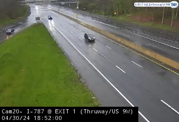 I-787 at Exit 1 (Thruway/US 9W) Traffic Cam