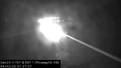 I-787 at Thruway/US Route 9W (Exit 1)