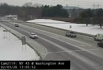 Traffic Cam NY 43 at Washington Avenue
