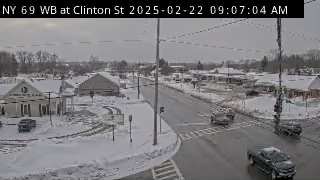 Traffic Cam NY 69 at Clinton Street - Whitesboro - Westbound