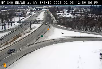 Traffic Cam NY 840 at NY 5,8,12 Interchange - New Hartford