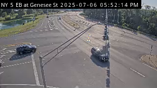 Traffic Cam NY 5,8,12 at Genesee St - New Hartford - Northbound