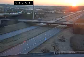 Traffic Cam I-390 Northbound Over I-590