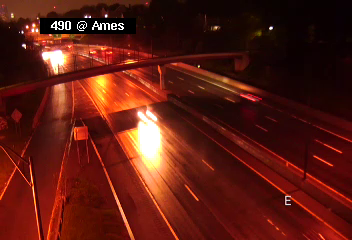Traffic Cam I-490 at Ames Street - Westbound