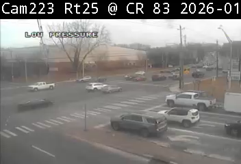 Traffic Cam NY 25 at CR 83 ; Southwest - Westbound