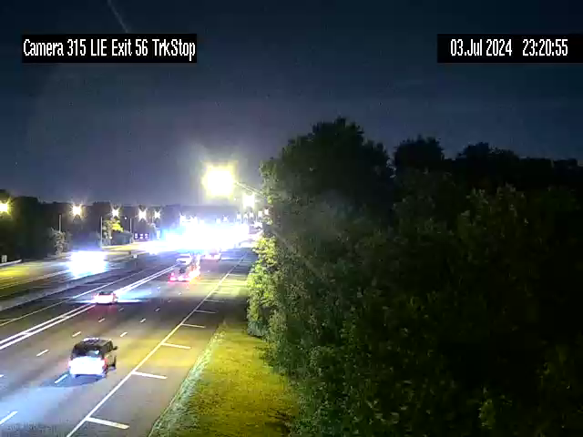 Traffic Cam 495 Westbound at Exit 56 Rest Area Camera 1