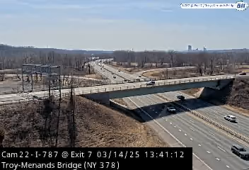 I-787 at Exit 7 (Menands Bridge, NY 378) Traffic Cam