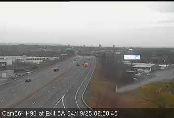 I-90 at Exit 5A Traffic Camera (Corporate Woods Boulevard)