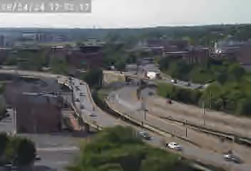 Traffic Cam I-81 south of I-690 (State Office West) - Southbound