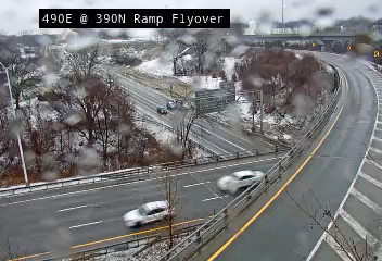 Traffic Cam I-490 East Ramp to NY-390 North - Eastbound