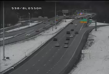 Traffic Cam NY-590 at Blossom Rd