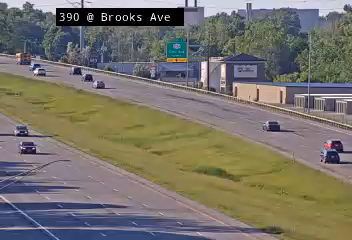 Traffic Cam I-390 at Brooks Ave - Southbound