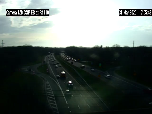 Traffic Cam SSP at Exit 32 - Route 110 - Eastbound