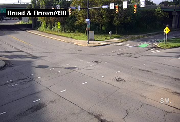 Broad St at Brown St, Campbell, I-490