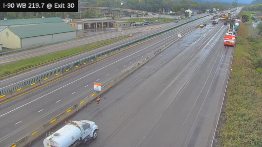 I-90 MP 219.70 WB at Interchange 30 (Herkimer/Mohawk)