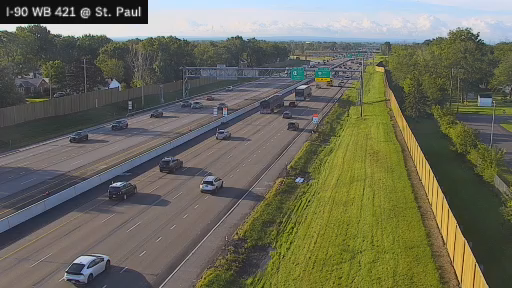 I-90 MP 421.00 WB East of Interchange 51 (Buffalo/Airport)