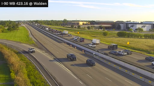 I-90 MP 423.16 WB at Interchange 52 (Walden Avenue)