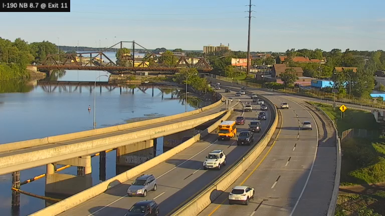 I-190 MP 008.70 NB at Interchange 11 (Scajaquada Expressway Route 198)