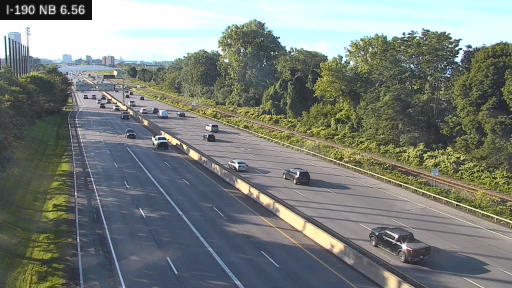 I-190 MP 006.56 NB at Interchange 9 (Porter Avenue - Peace Bridge)