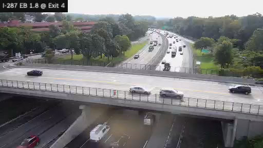 I-287 MP 001.80 EB at Interchange 4 (Knollwood Road)