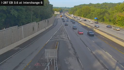 I-287 MP 003.60 EB at Interchange 6 (North White Plains - Broadway)
