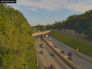 I-287 MP 004.30 EB East of Interchange 7 (North White Plains - Taconic State Parkway)