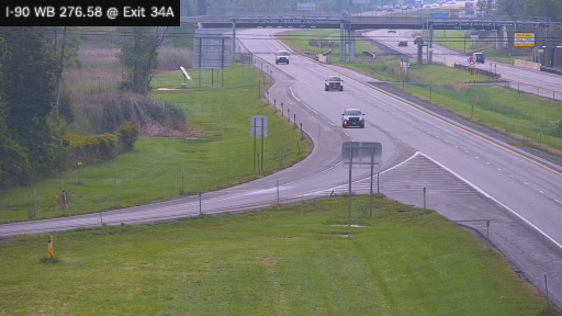 I-90 MP 276.58 WB at Interchange 34A