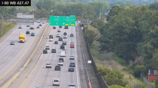 I-90 MP 427.47 WB Between Interchange 53 (I-190 Junction) and 54 (Route 400)