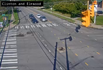 Clinton Ave at Elmwood Ave