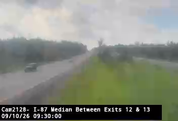 I-87 Northbound Before Exit 13S