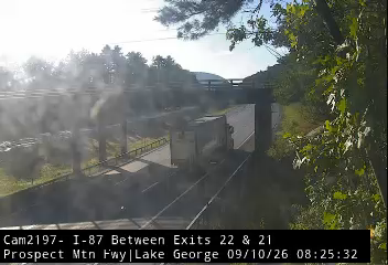 I-87 Southbound at Prospect Mtn Hwy Lake George