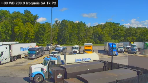 I-90 MP 209.90 EB at Iroquois Service Area Truck Park 2