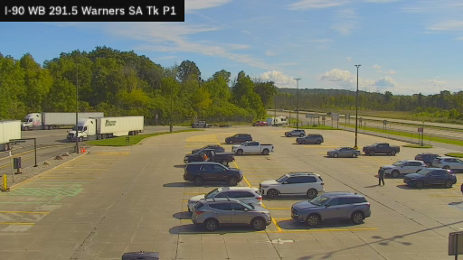 I-90 MP 291.50 WB Warners Service Area Truck Park 1