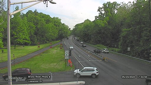 Traffic Cam Bronx River Parkway at Leewood Drive - Northbound
