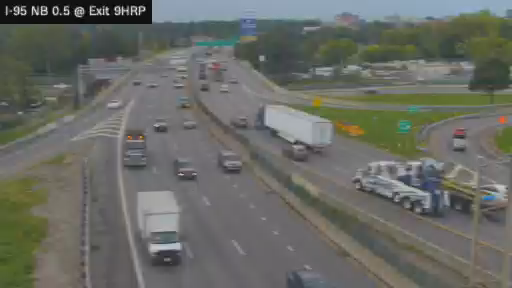 I-95 MP 000.50 NB at Interchange 9 (Hutchinson River Parkway North)