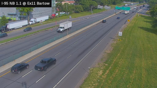 I-95 MP 001.10 NB at Interchange 11 (Bartow Avenue)