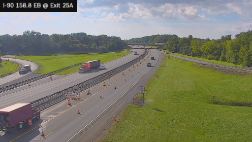 I-90 MP 158.80 EB at Interchange 25A (Schenectady/Binghamton/I-88)
