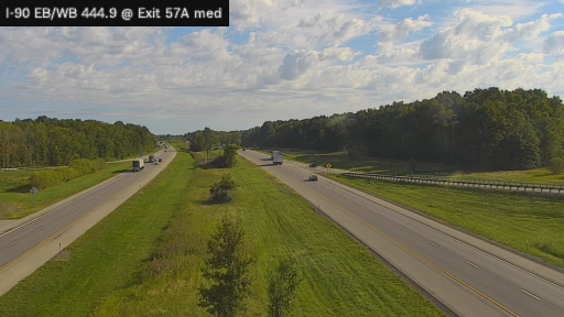 I-90 MP 444.90 EB/WB at Interchange 57A (Eden/Angola)