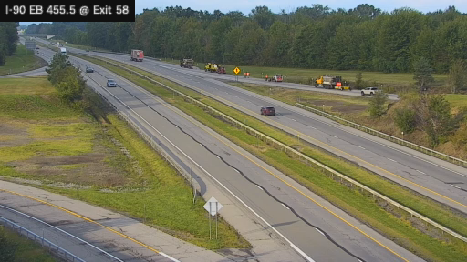 I-90 MP 455.50 EB at Interchange 58 (Silver Creek)