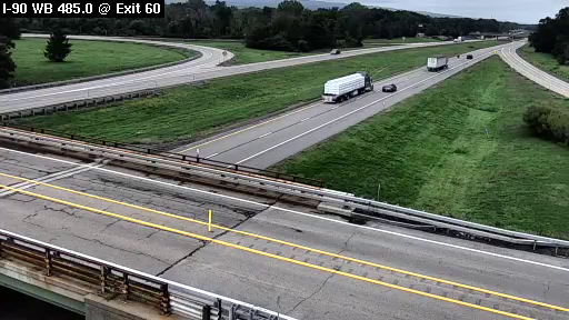 I-90 MP 485.00 WB at Interchange 60 (Westfield)