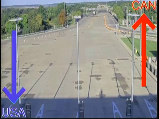 I-190 (Niagara Expy) at US Toll Plaza