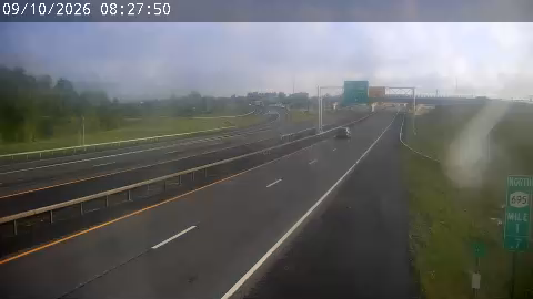 Route 695 south of I-690