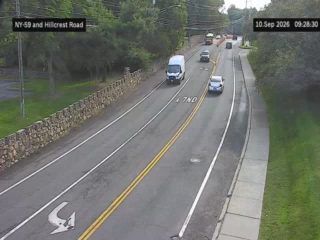 NY-59 EB at Hillcrest Road MM 6.18