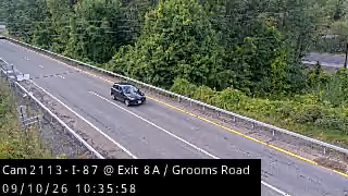 I-87 NB Exit 8A at Grooms Rd