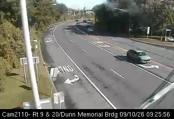 US 9 & 20 EB at the Dunn Memorial Bridge