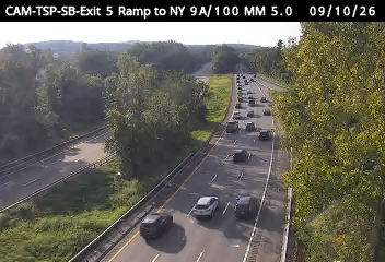 Taconic State Parkway at Exit 5 Ramp NY 9A/100